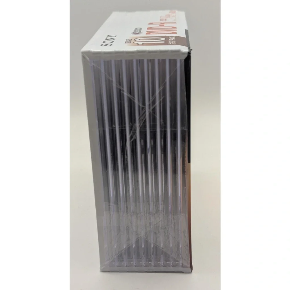 SONY DVD R 10 Pack 4.7GB 120min 16x Blank Discs Sealed NEW